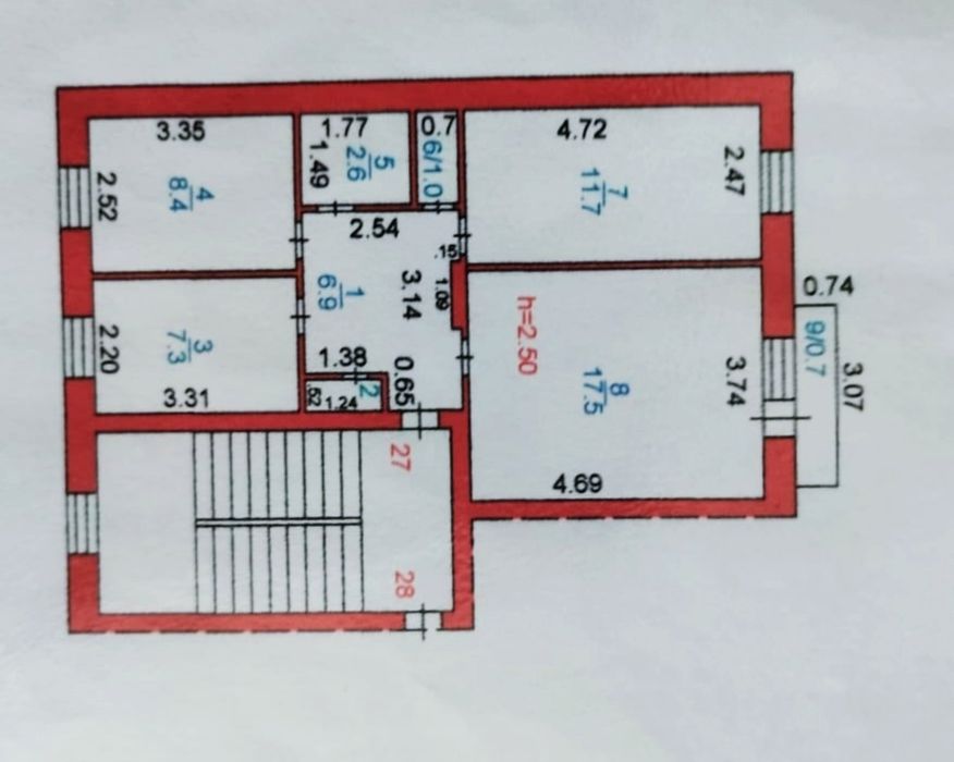 Продаю квартиру 3х комнатная 23й микрорайон. Пришахтинск.