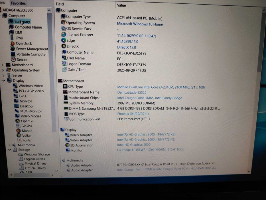Dell Latitude 5520