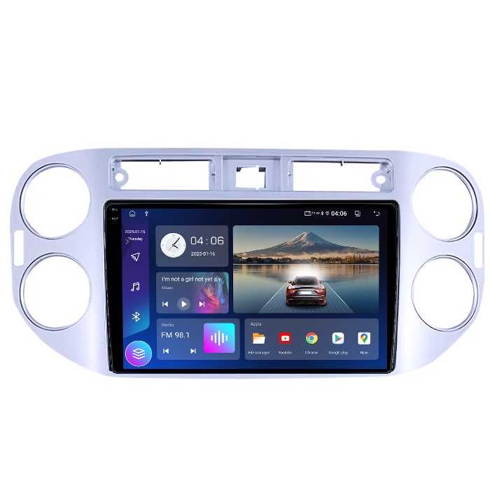 Navigatie Tiguan, 9 Inch, 4GB RAM/64GB ROM, Android 14