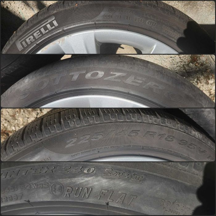 Jante aliaj 18 BMW F30 F31 F32 F33 F34 F35 F36 anvelope 225 45 18