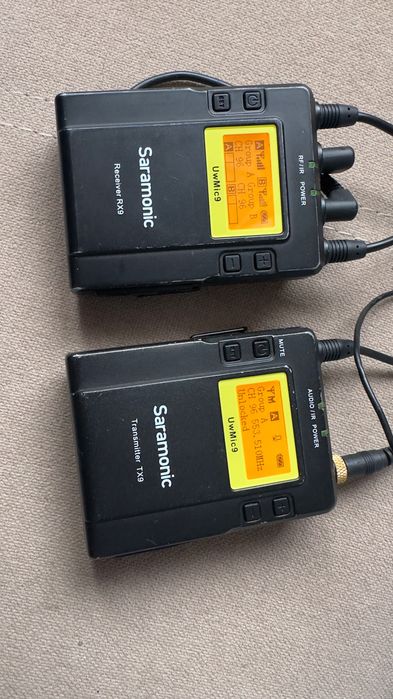 Set microfon wireless Saramonic UwMic9 Kit2RX9+2TX9  nu sennheiser