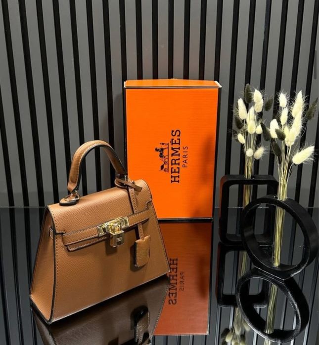 Чанта Hermes-едтествена кожа