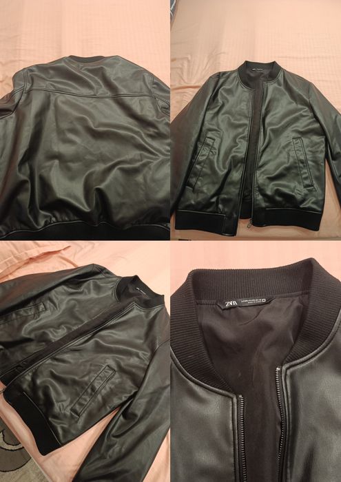Geacă piele Zara, mărime XXL
