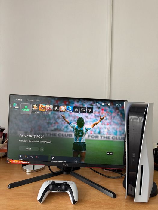 Vând PS5 825GB+ Monitor Gaming AOC 240HZ