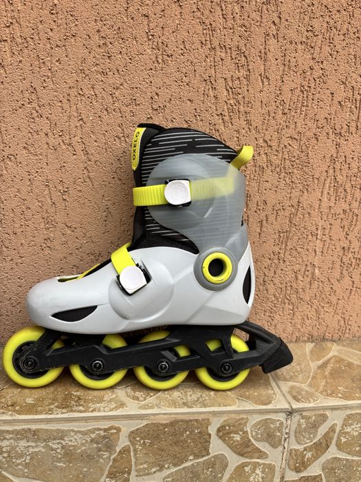 Role Dechatlon PLAY5 Gri Copii Gri pal - Mărime 30/32