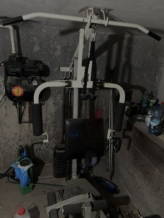 Banca multifunctionala , banca cu bara, bara z + greutati