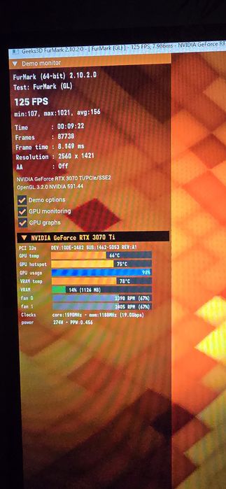 Msi Rtx 3070ti ventus x3 8gb