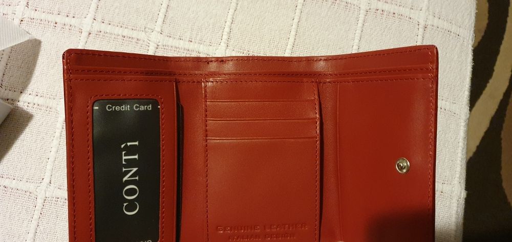 Кожен дамски портфейл Conti