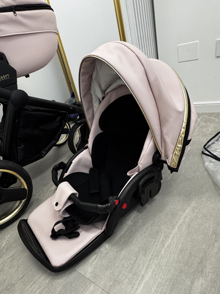 Carucior Krausman 3 in 1 Prime Mirage Pink Gold