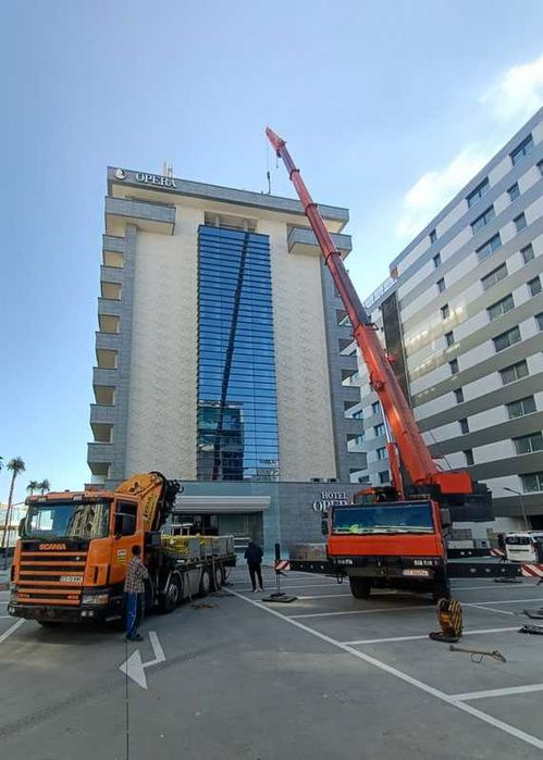 Inchiriere Automacara 45T brat extensibil pana la 50M. Auto Macarale.