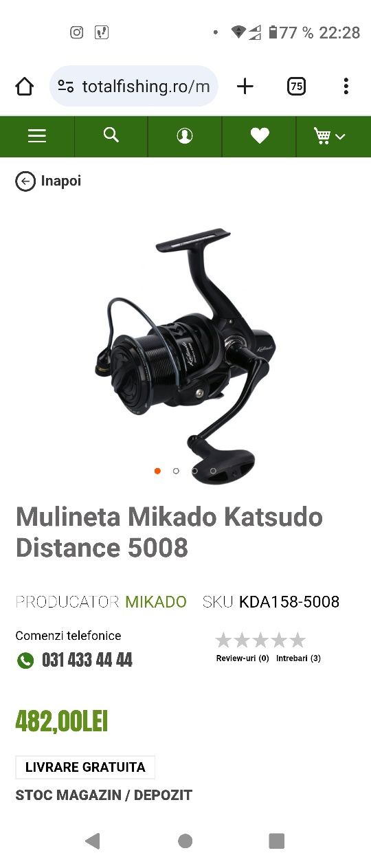 Mulinetă Mikado Katsudo Distance 5008