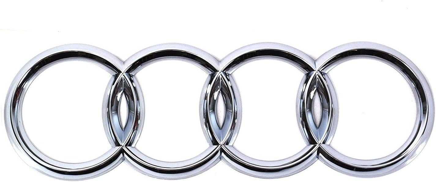Хромирана емблема 285 мм Audi – за предна решетка, хром/никел