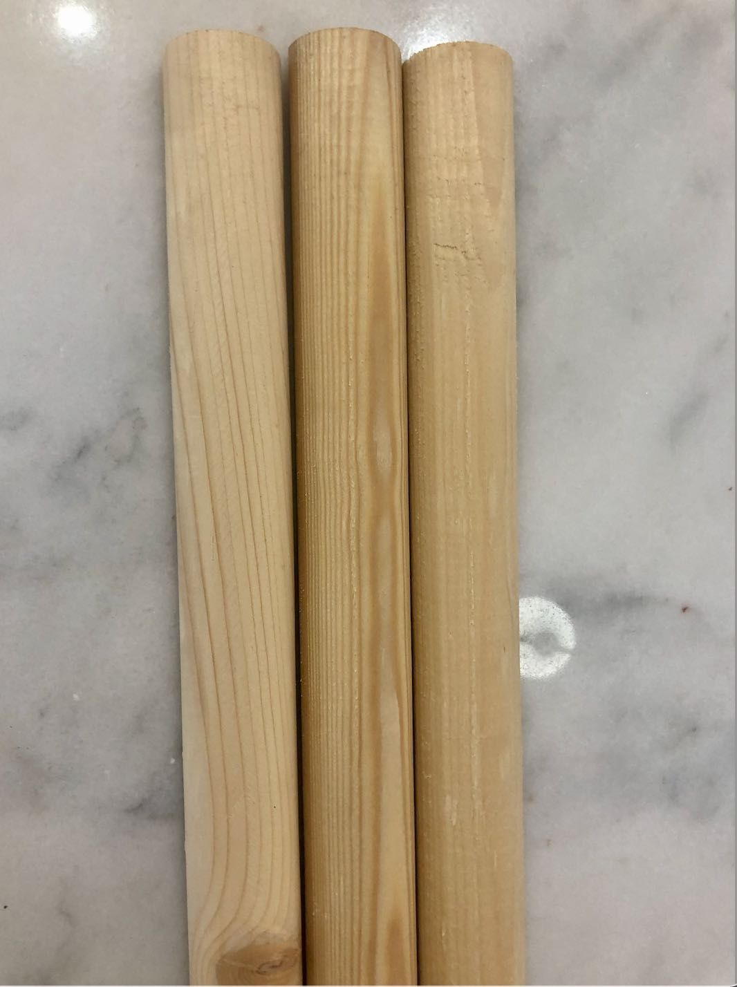 Дървен профил / дървени пръчки с овален профил
