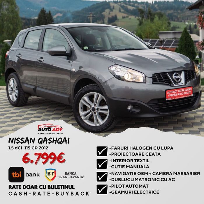 Nissan Qashqai 1.5 dCi 2012 Facelift POSIBILITATE RATE