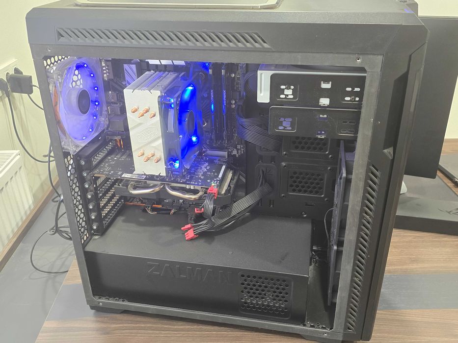 Игровой ПК I5 8400 , Hyperx Furry 2x8GB DDR4, 500GB NVMe 970EVO, R9270