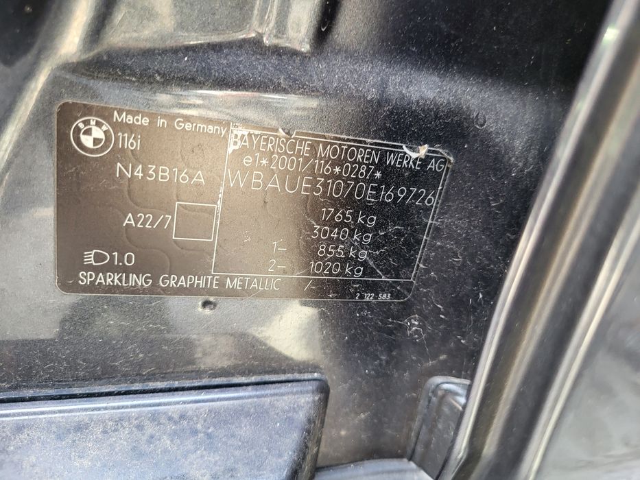 Piese auto bmw seria1 e87 motor n43