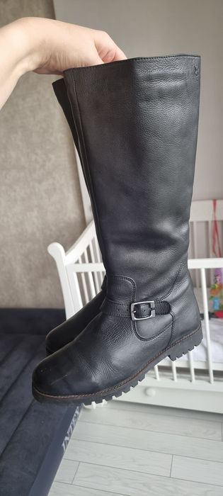 Зимние сапоги из натуральной кожи