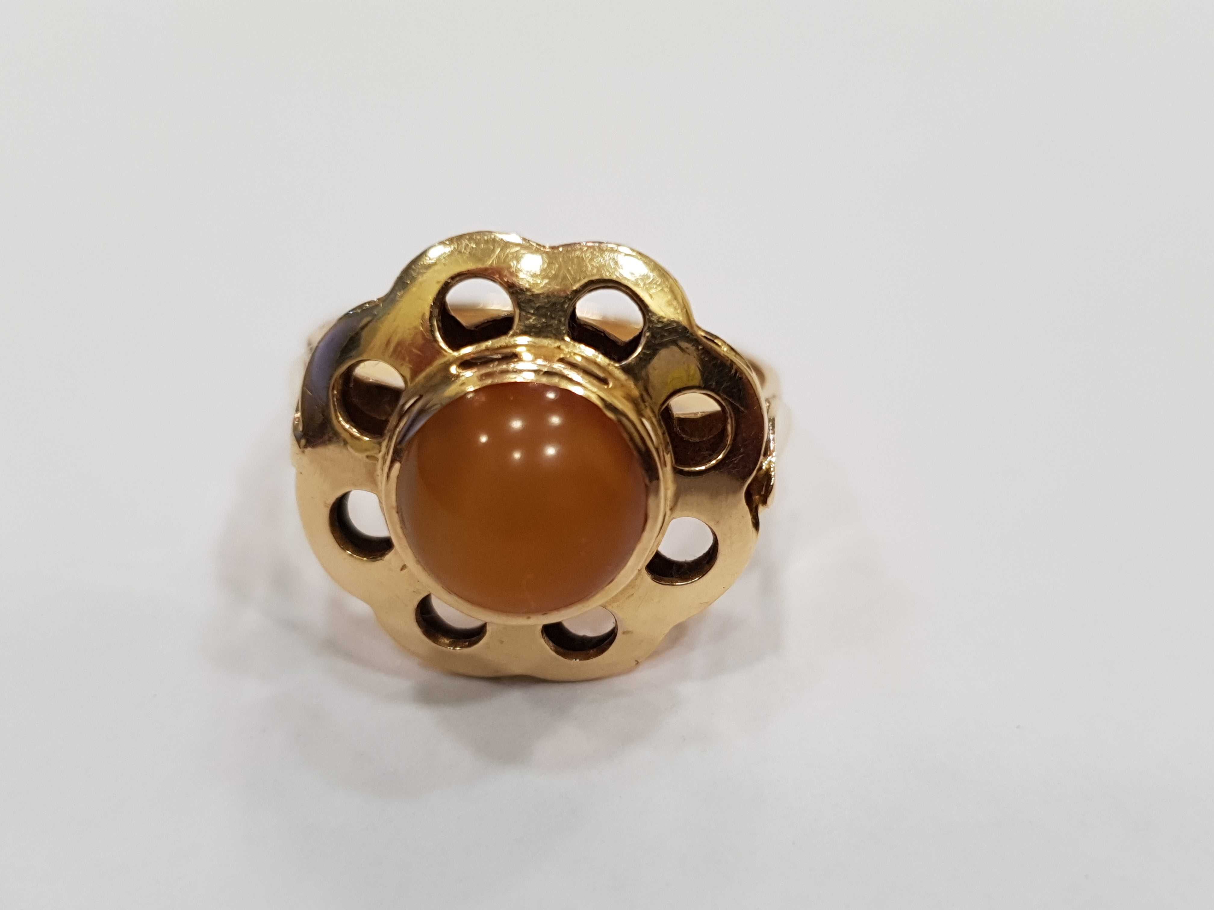 Стар златен пръстен/ дамски златен пръстен 14К