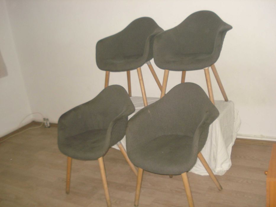 Scaune tapitate moderne 4 Bucati Sufragerie Mobila