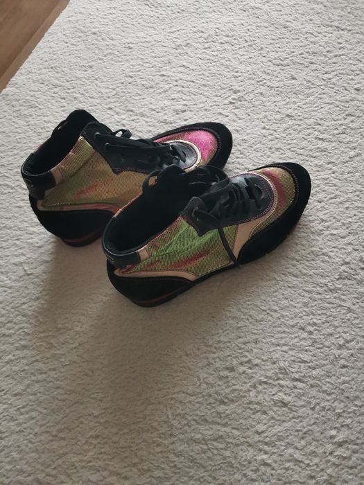 Pantofi sport tenisi dama Anna Cori piele intoarsa