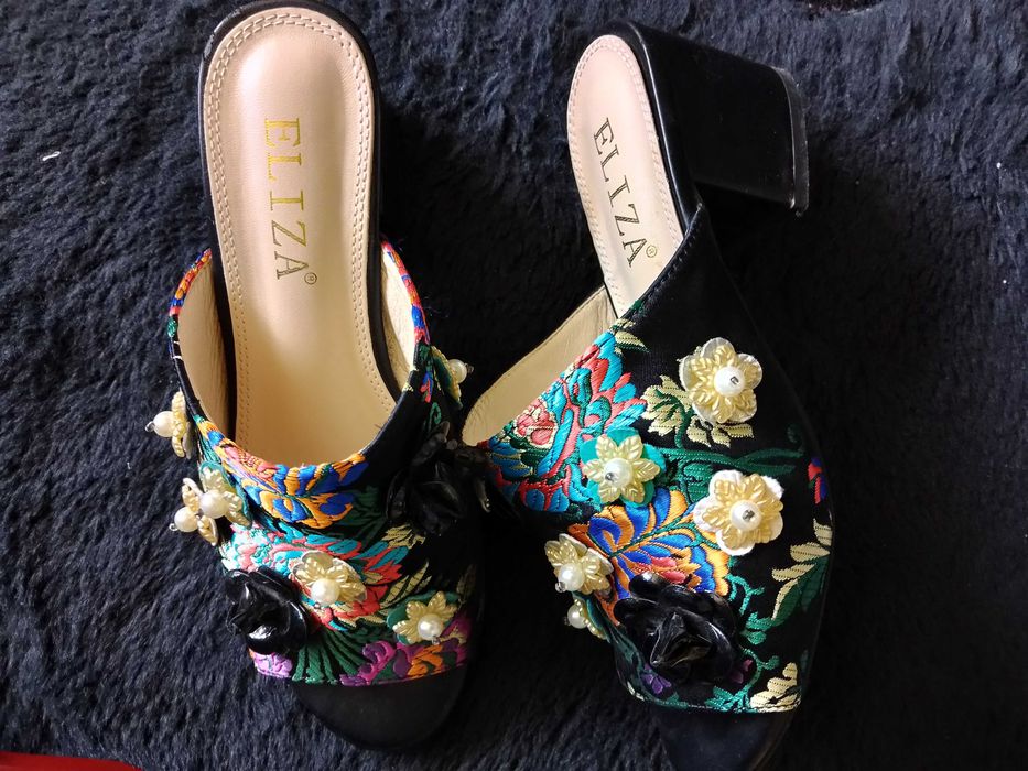 Дамски чехли от естествена кожа Eliza