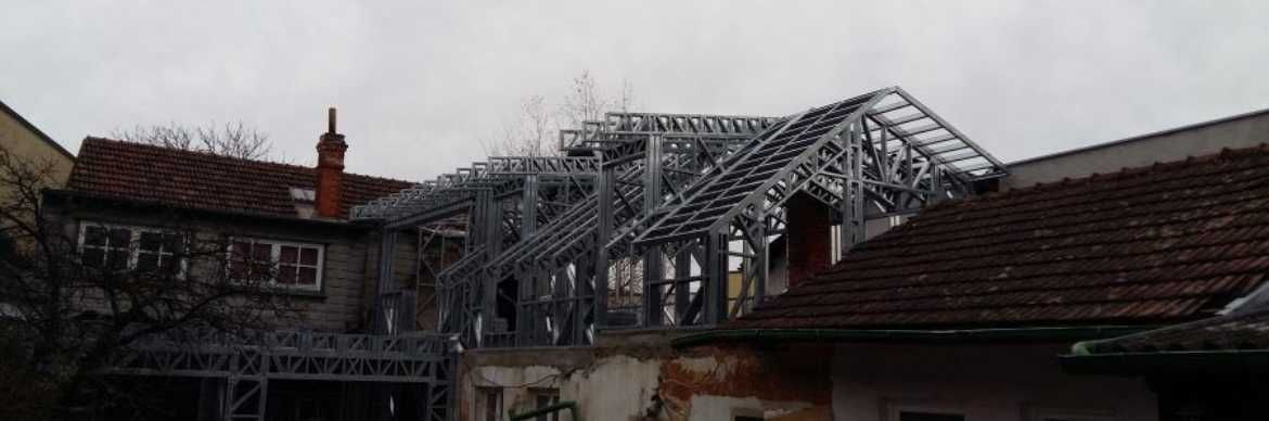 59€/м2-Надстрояване на къщи и сгради с метални конструкции-КРЕДИТ