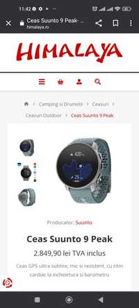 Ceas Suunto 9 Peak