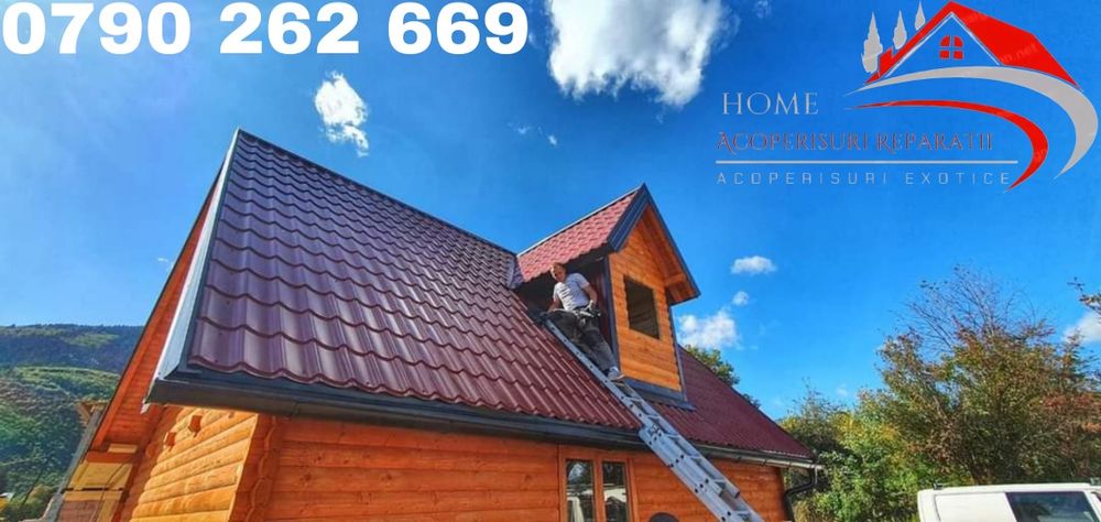 Montaj acoperis, țiglă ceramica, renovare acoperișuri, Dulgherie.