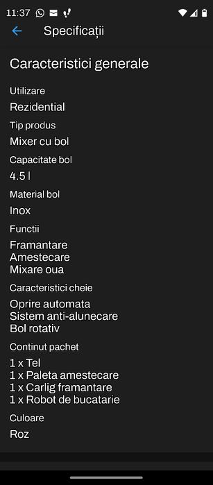 Mixer planetar in stare absolut impecabila de funcționare