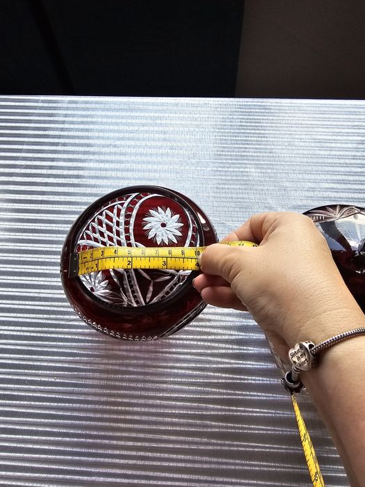 Кристална бонбониера и купичка