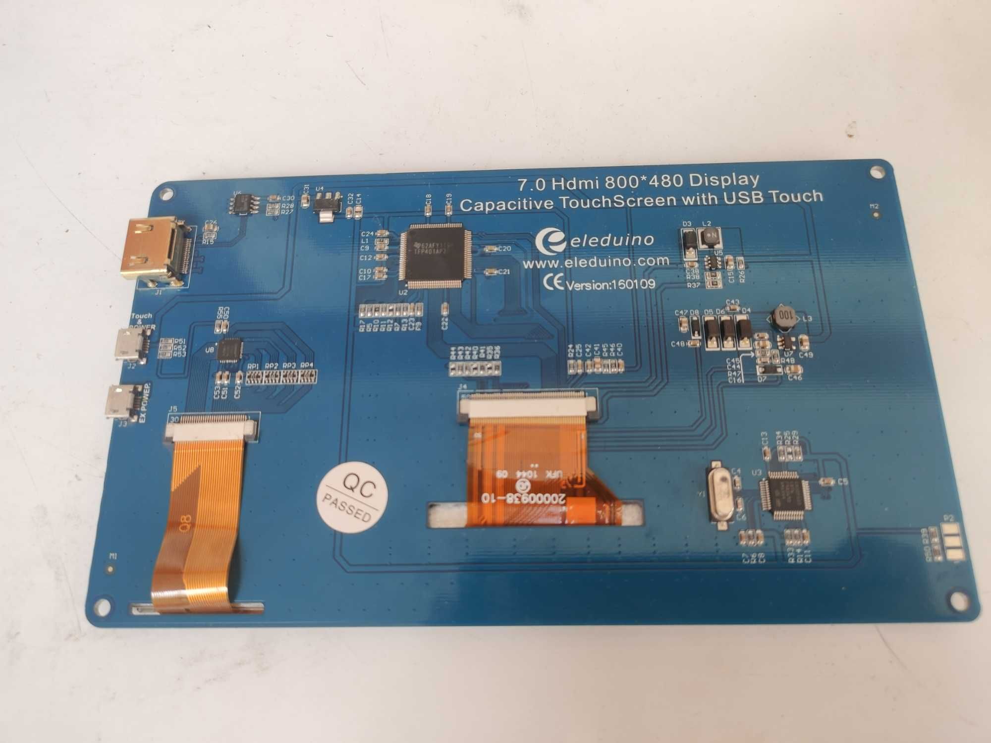 Продам 7" HDMI сенсорный LCD дисплей на Raspberry Pi