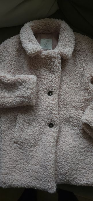 Детско палто розово 140см.