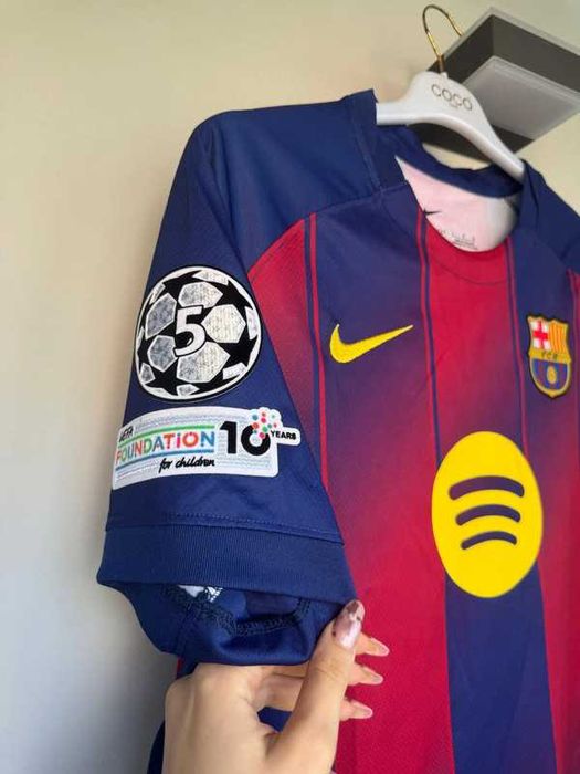 Tricou Fotbal Fc Barcelona M/L Home Kit Lamine Yamal