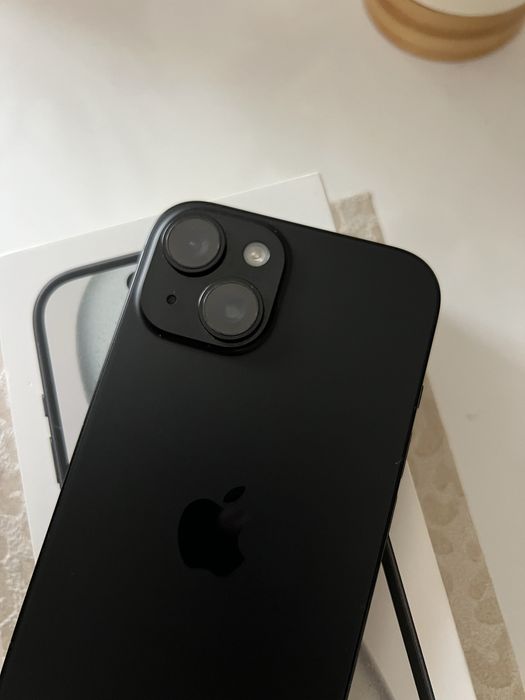 Iphone 15 Black 128 GB in stare excelenta