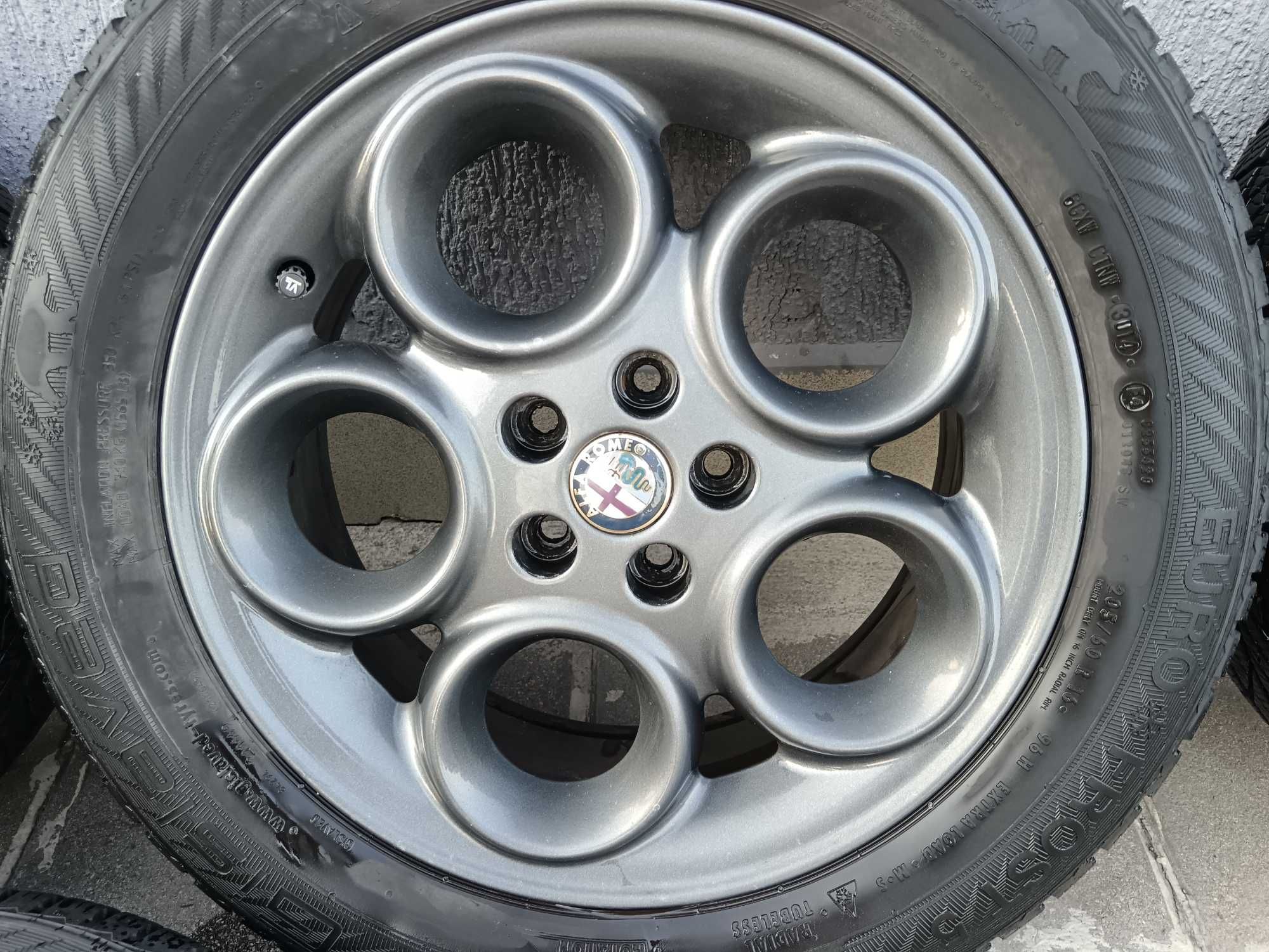 16 цола Alfa Romeo 5×110 оригинални + нова резервна гума