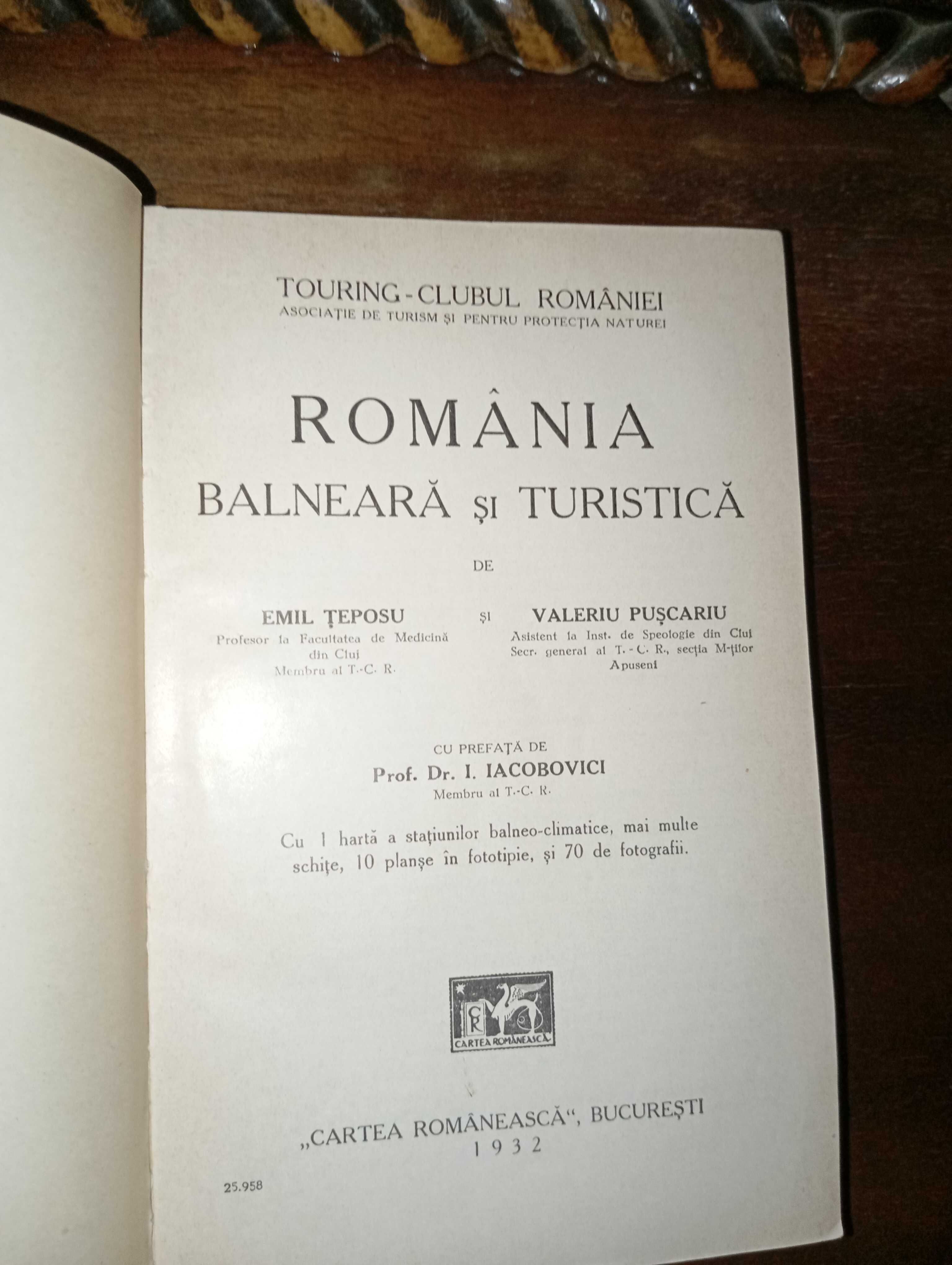 Romania balneara si turistica (1932) - E.Teposu, V. Puscariu
 - OFERTA