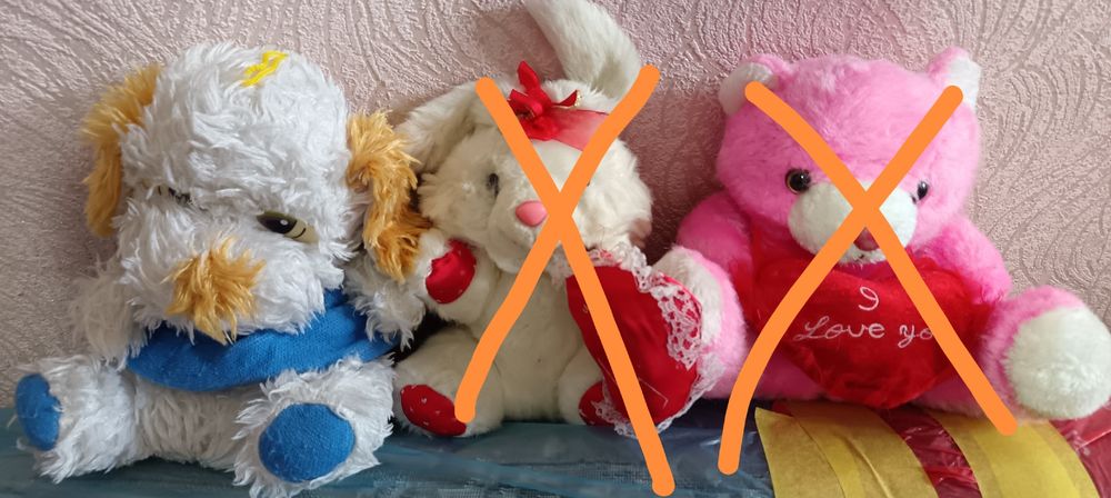 Игрушки мягкие отдам даром!