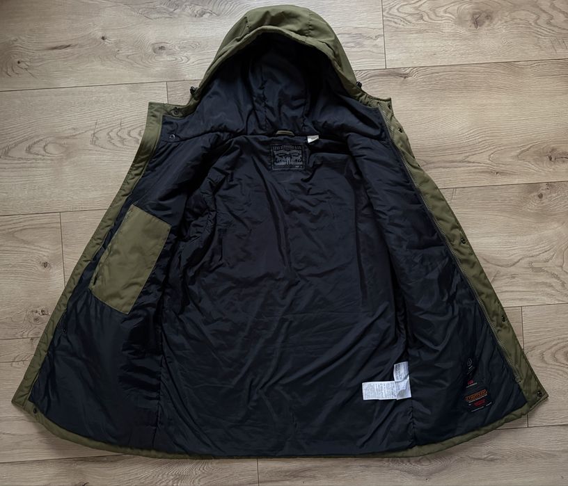 Geaca Parka LEVIS cu Gluga Verde Barbati | Marime M