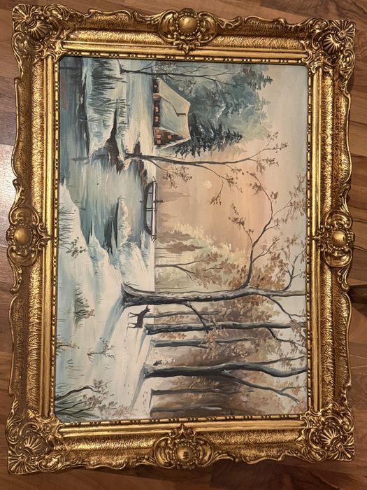 Vand tablouri epoca comunista cu semnatura