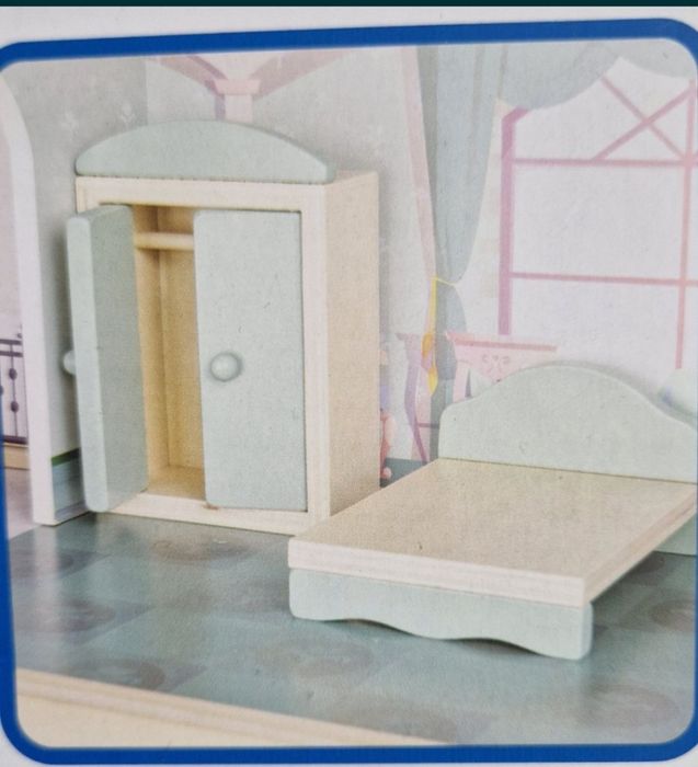 CASUTA pentru papusi din lemn, SIGILATA!