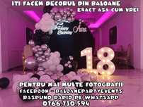 Arcada baloane majorat Aranjamente baloane 18 ani Panou foto party