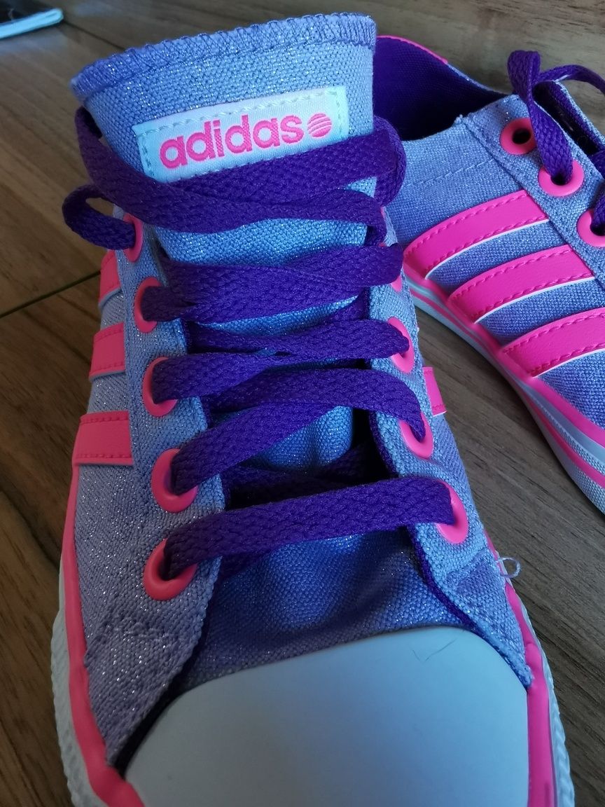 Кецове  Adidas цвят лилаво с неоново розово