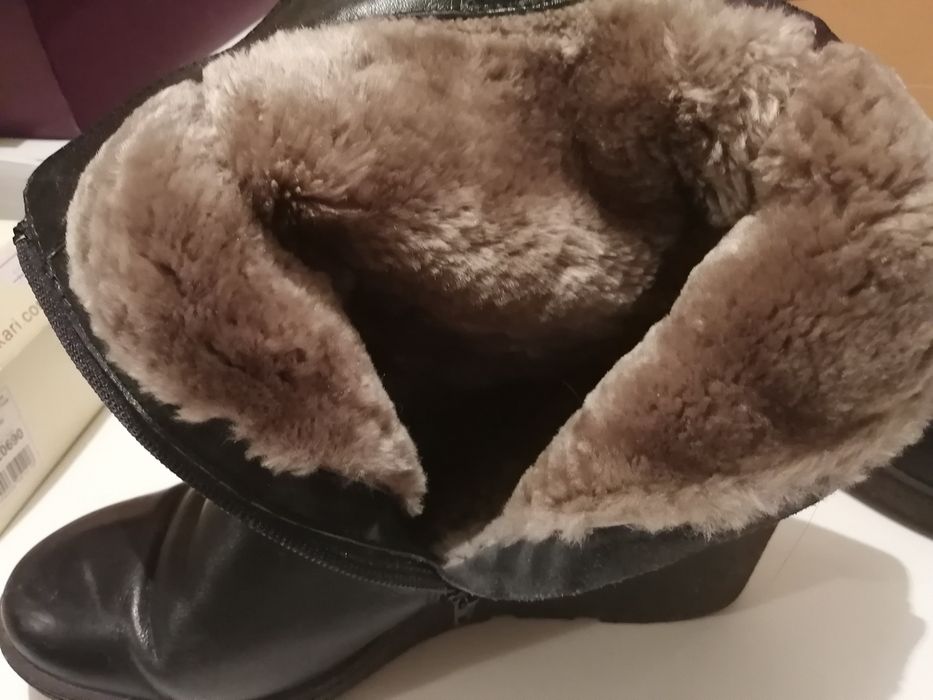 Продам натуральные зимние полусапоги