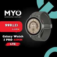 Samsung Galaxy Watch 5 Pro 45mm , LTE , Silver *Garantie *TVA Inclus