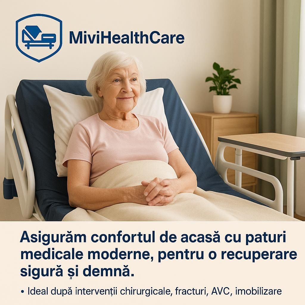 Închiriere pat medical complet electric Mivi HealthCare