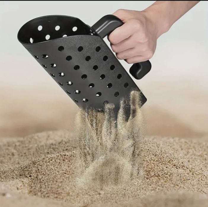 Комплект сито и лопата для поиска монет золота на песке elak llapatka