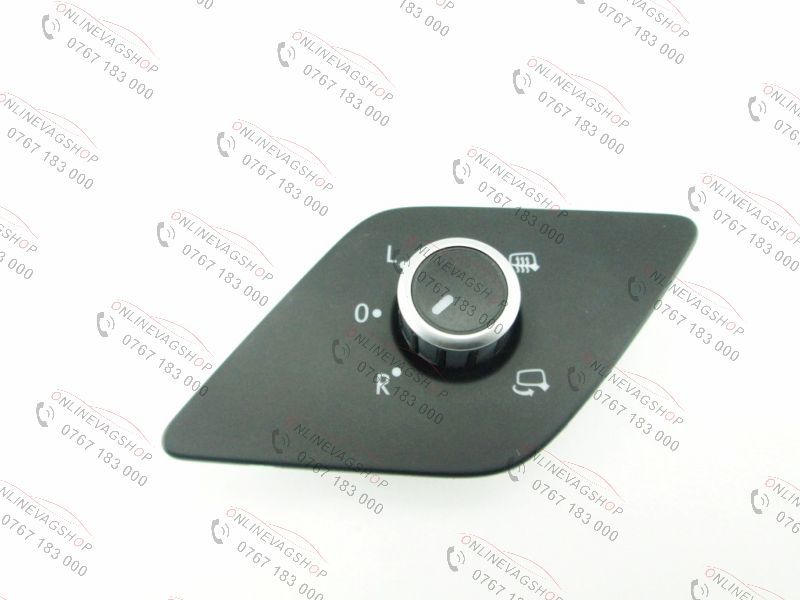 Buton oglinda cu reglaj si pliere electrica Crom pt VW Jetta