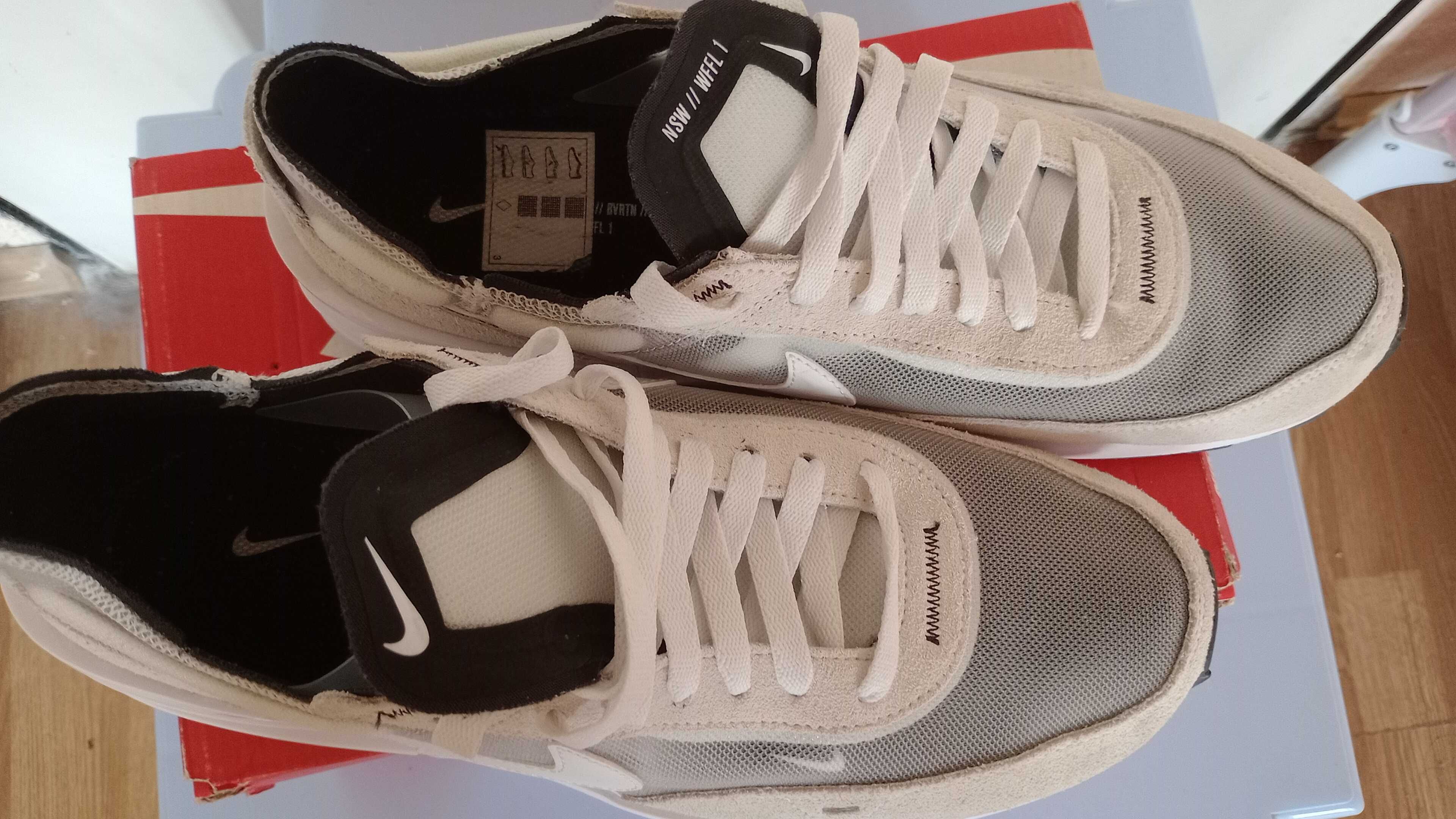 Маратонки Nike Waffle One в бяло два цвята 43 номер