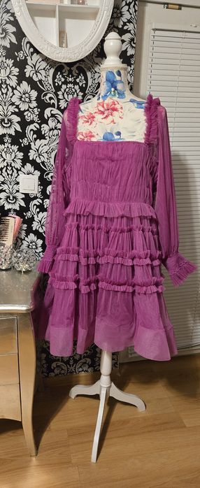 Розова рокля 2хл 3хл 48 50 EU 105-125 г.о.