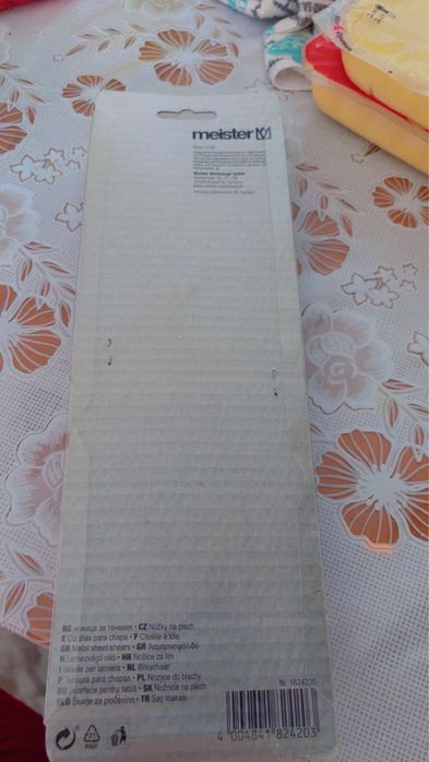 Foarfecă tablă Meister 240 mm – Nouă, sigilată